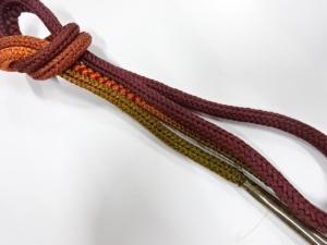 未使用品　正絹　手組帯締め